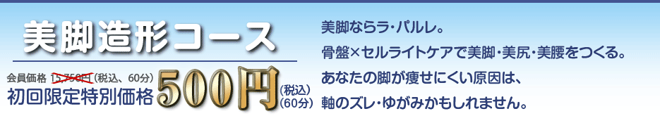 美脚造形コース