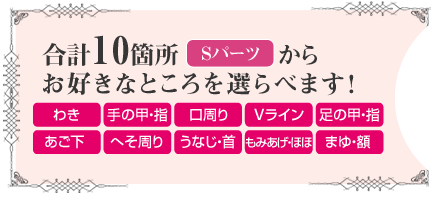 初回限定記念キャンペーン!!
合計10箇所からお好きな1箇所を選らべます!