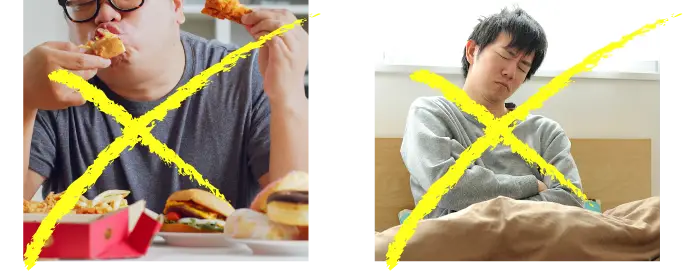 不摂生は肌の大敵！肌荒れはニキビが治りにくくなる要因です。