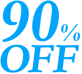 90%OFF