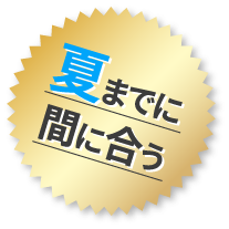 夏までに間に合う