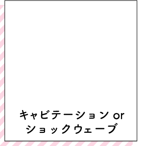 キャビテーションorショックウェーブ