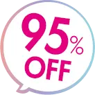 95%OFF