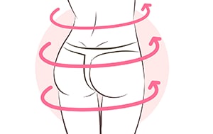 脚痩せ、お腹痩せ、お尻痩せ