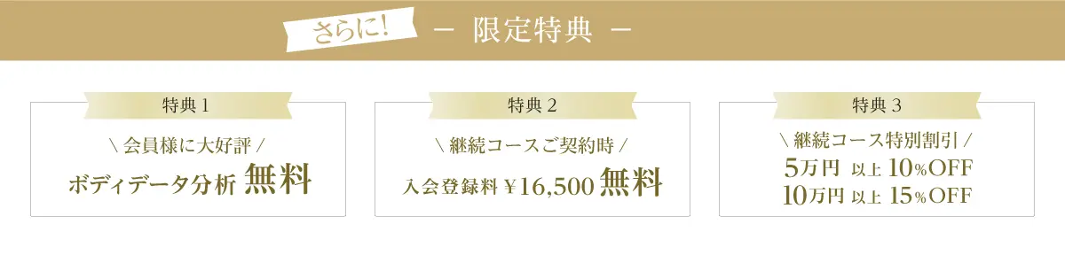 特別コースのご案内 3