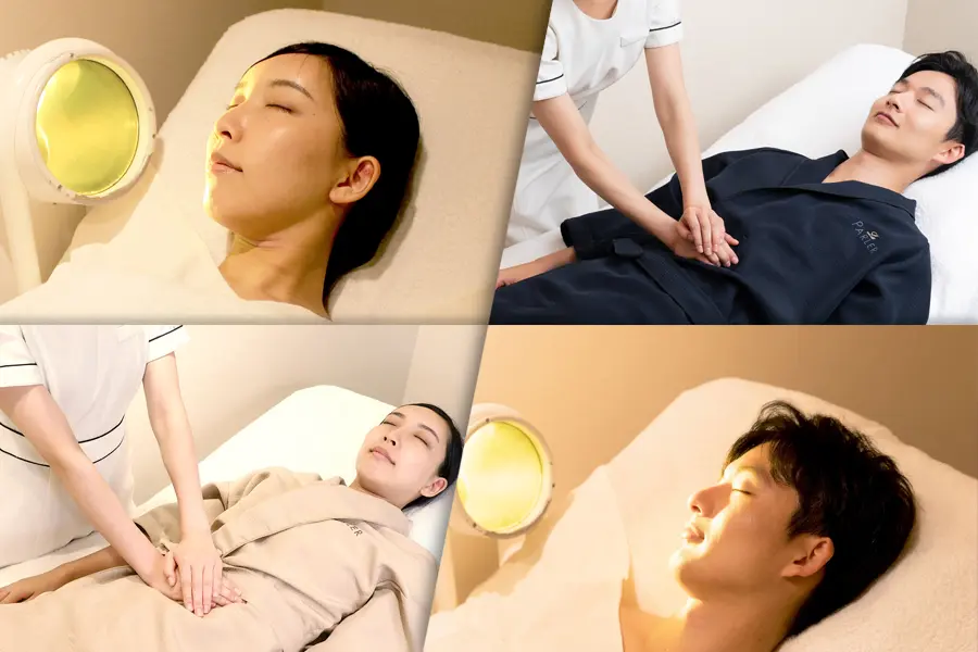 バイオプトロン（顔）＆お腹トリートメント