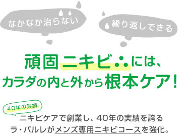 メンズエステ ラ パルレ 公式 ニキビ内外コース