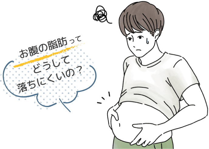 「そもそもどうして痩せられないの？」女性のイラスト